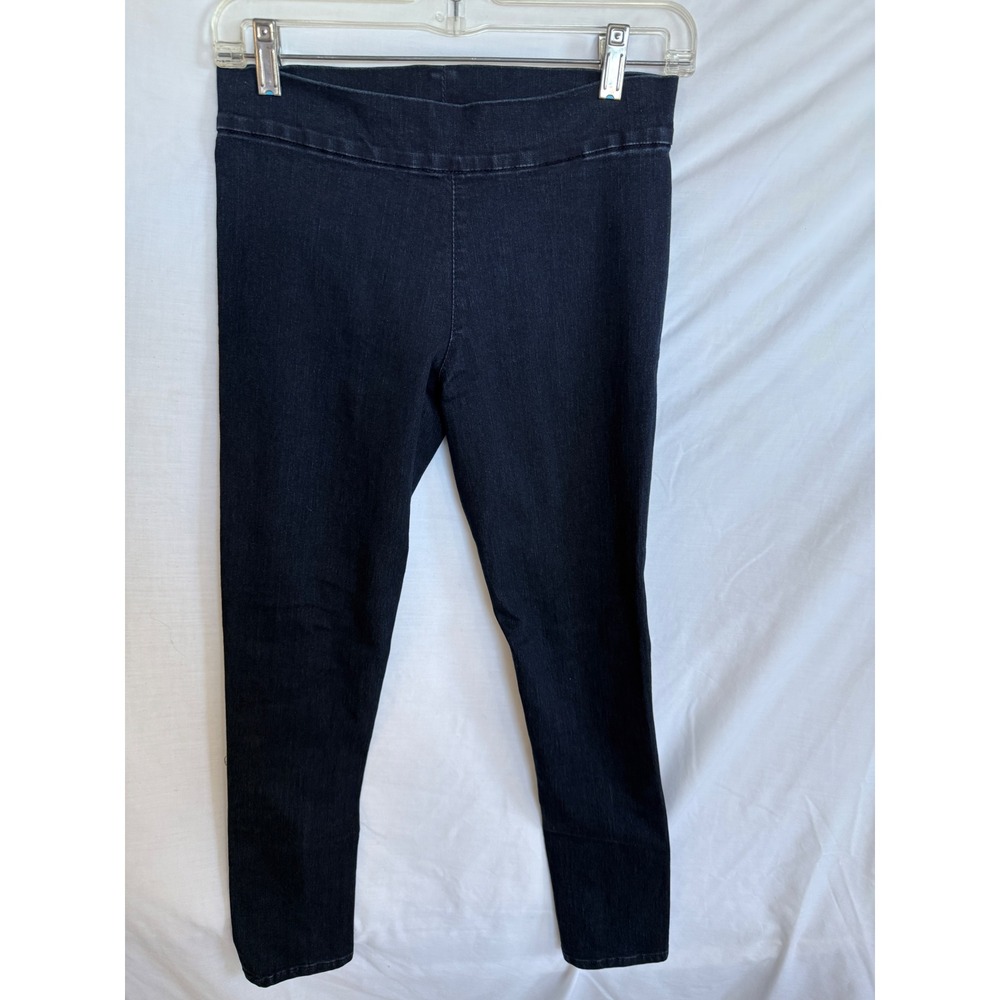 Work Custom Shop Womens Dark Wash Ankle Zip Jeggings Skinny Jeans Size 26